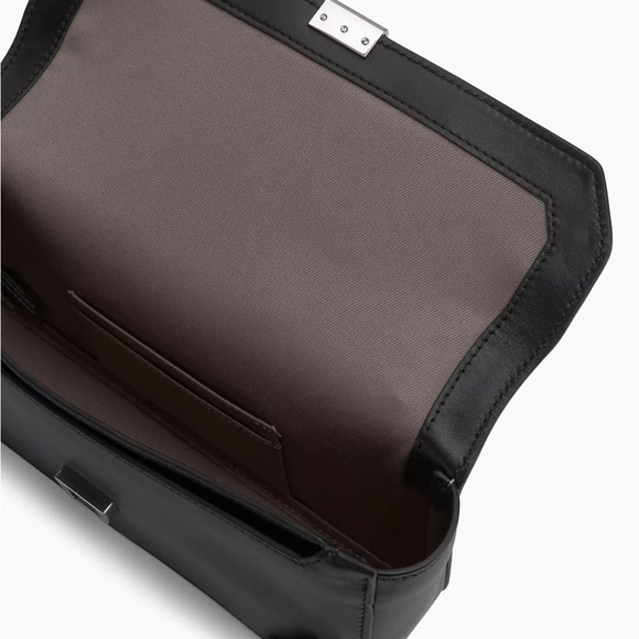 NWT RAG & BONE Max Leather Crossbody Bag in Black - Picture 2 of 6